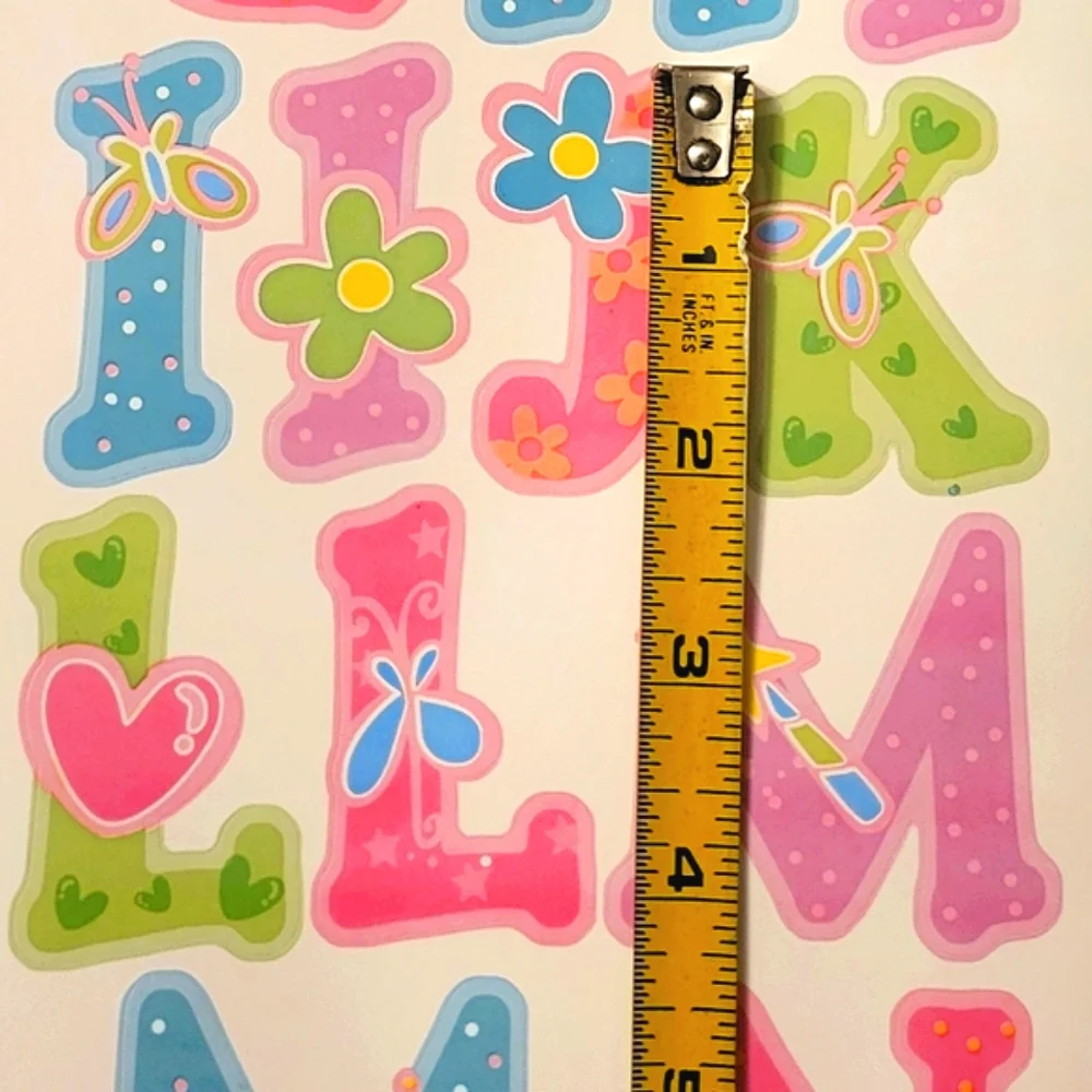 NEW Main Street Wall Creations Jumbo Wall Decals - Alphabet Collection